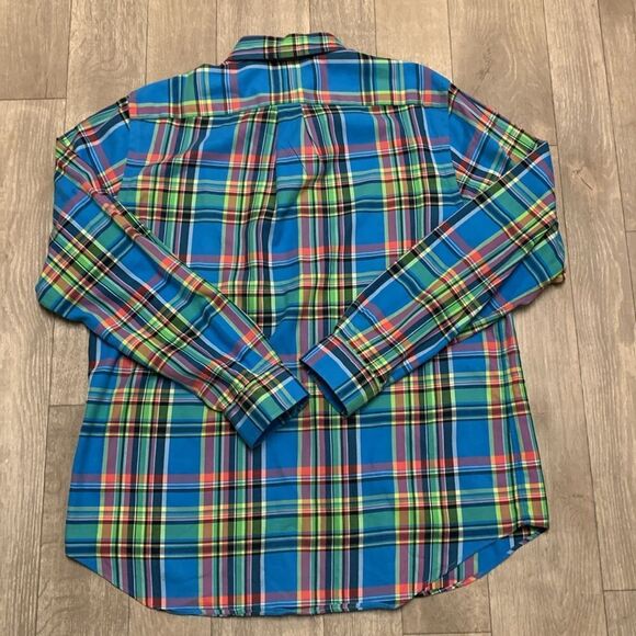 Mens NWOT Polo Ralph Lauren Plaid Color Block Button Down Casual Shirt‎ - Picture 2 of 7
